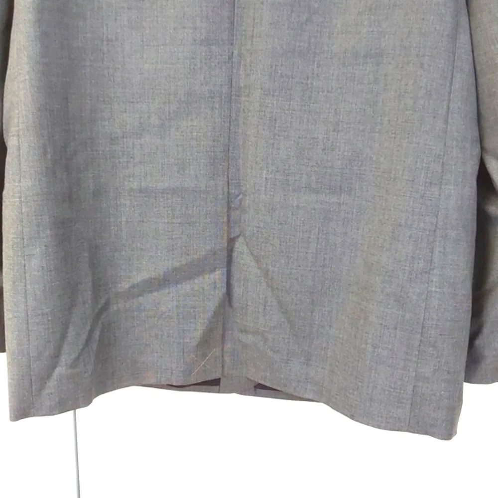 Tollegno 1900 J.Crew Crosby |Gray Charcoal Wool Suit Coat Neutral Luxury Sz.46r